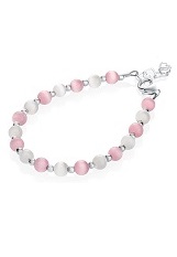 lightsome teensy-weensy pink baby pearl bracelet